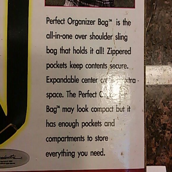 Perfect Organizing Bag... New In Box - Picture 2 of 4
